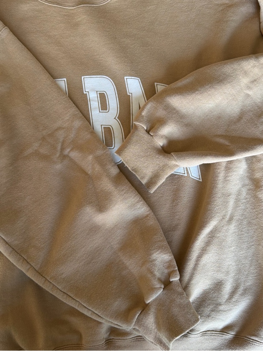 The Bar Camel Crewneck Sweatshirt with White Tag - Picture 2 of 4
